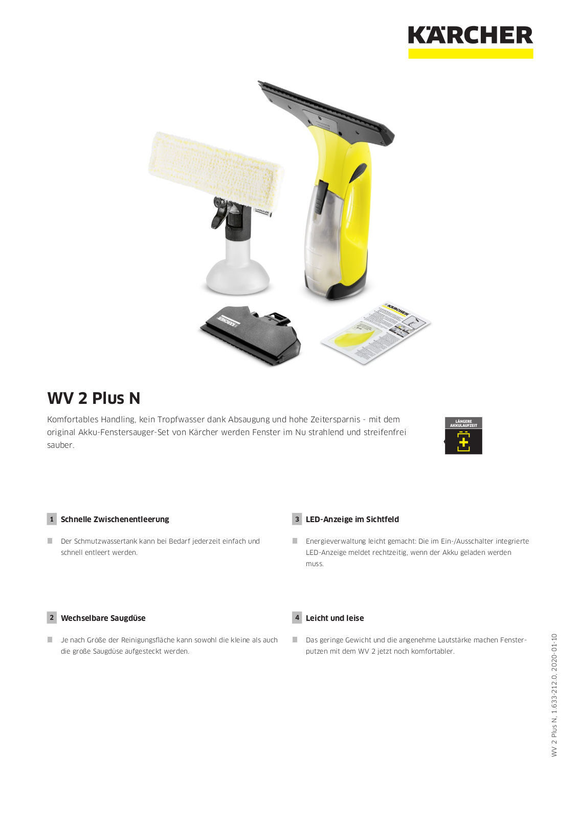 Kärcher WV 2 Plus N Service Manual