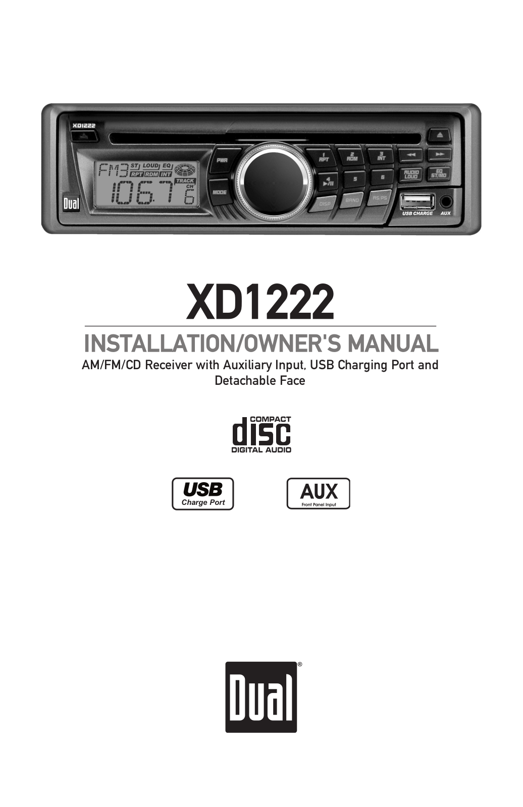 Dual XD1222 User Manual