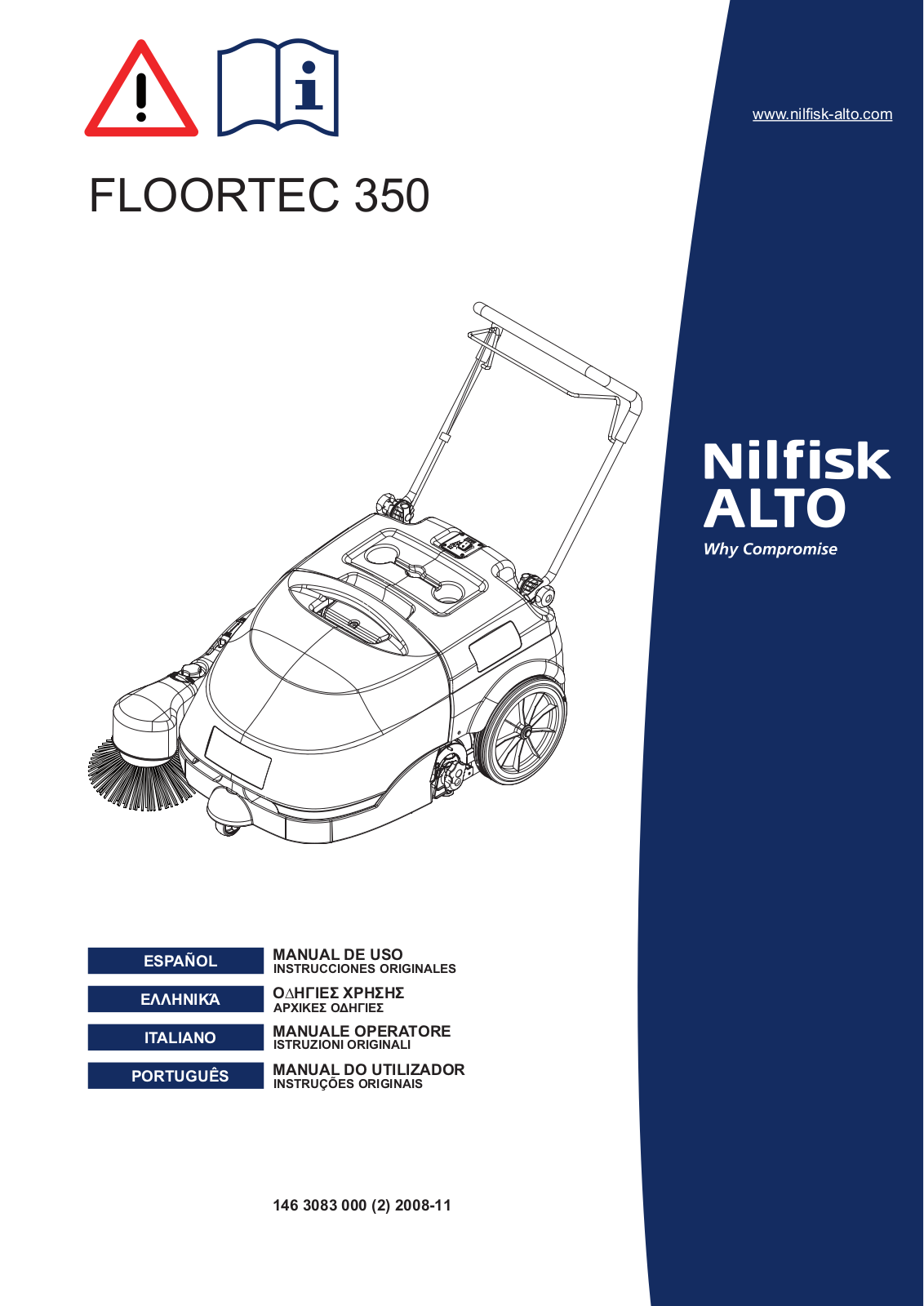 Nilfisk FLOORTEC 350 User Manual