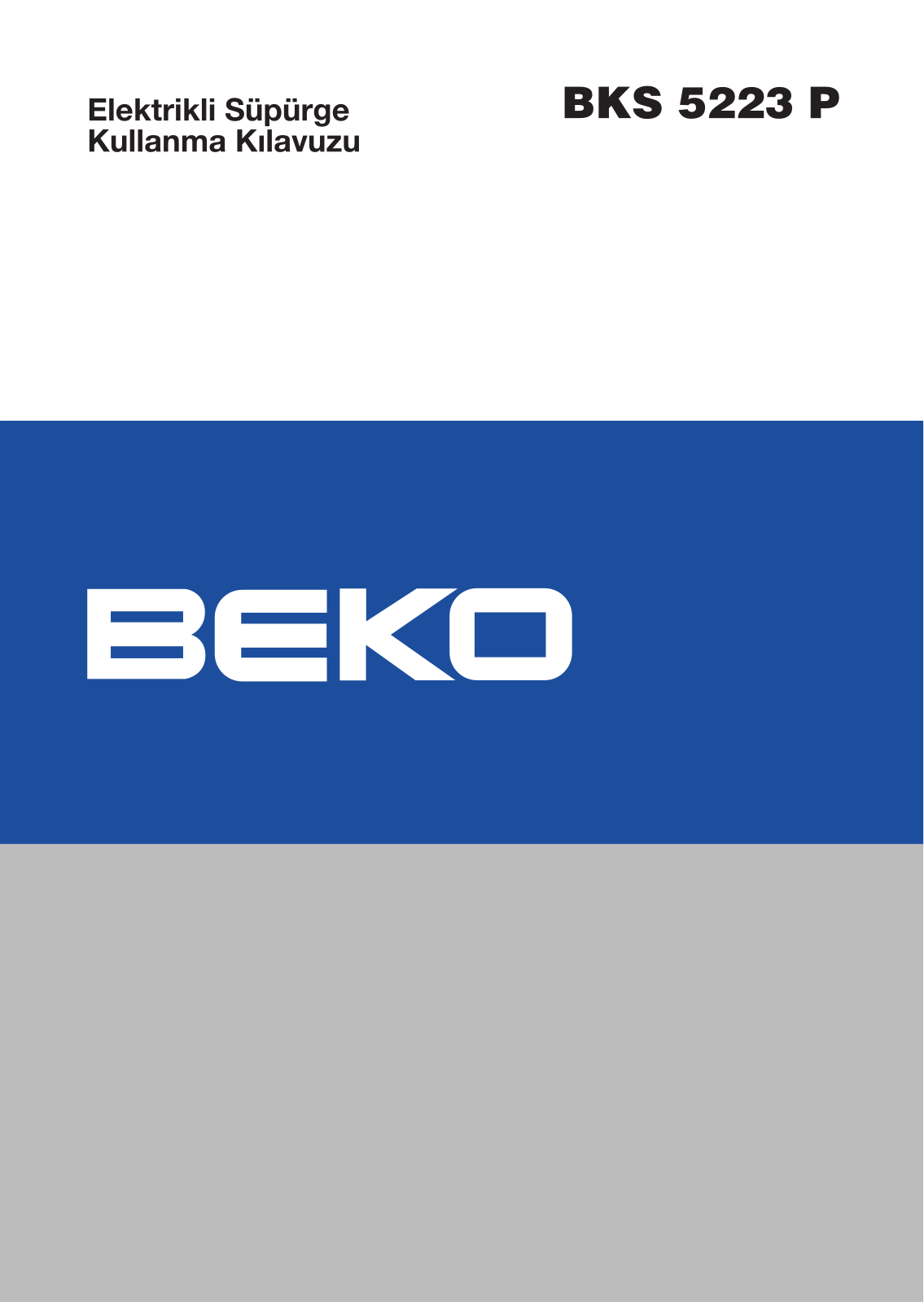 Beko BKS 5223 P User Manual