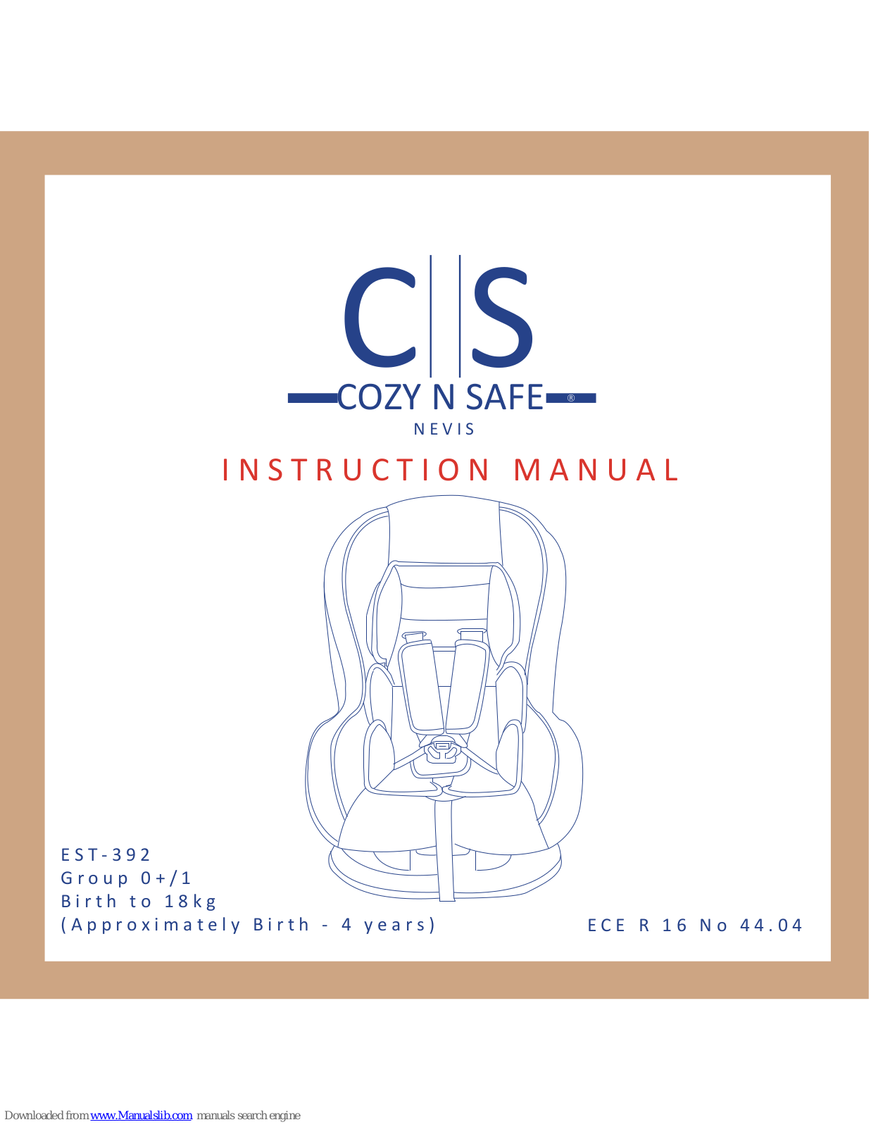 Cozy N Safe Nevis Instruction Manual