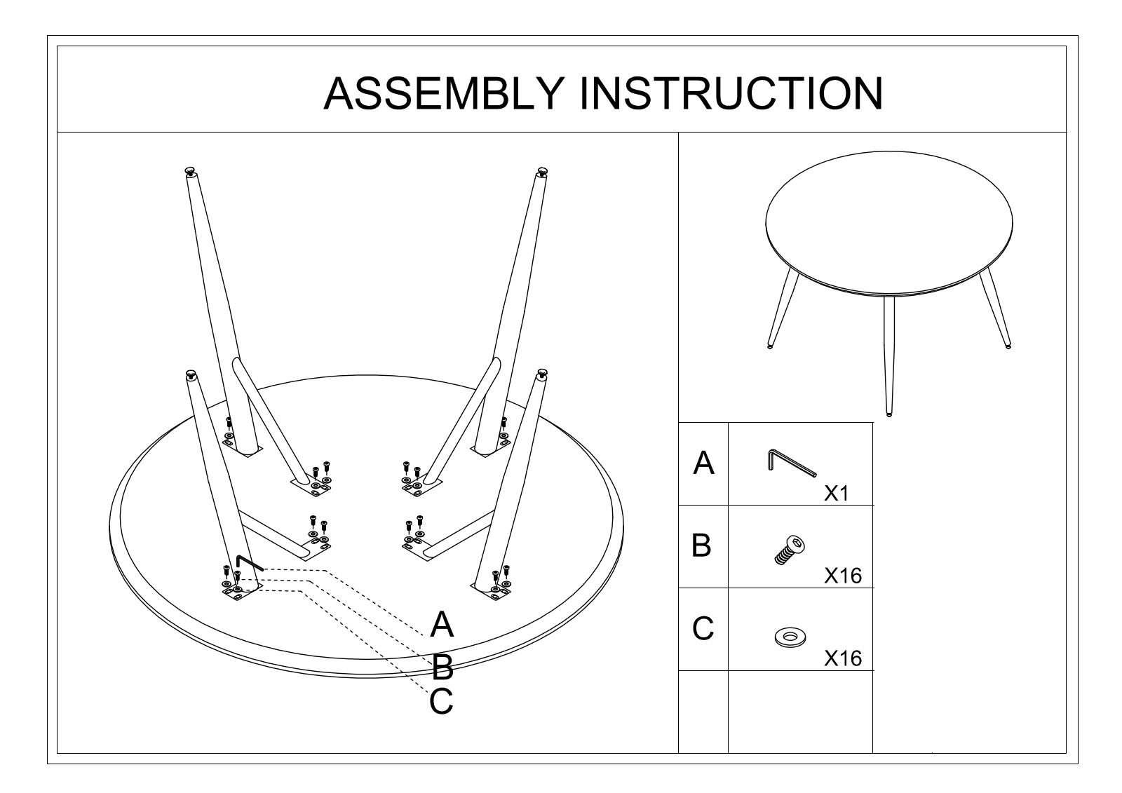 Wade Logan CSTD6050 Assembly Instruction - ManualMachine.com