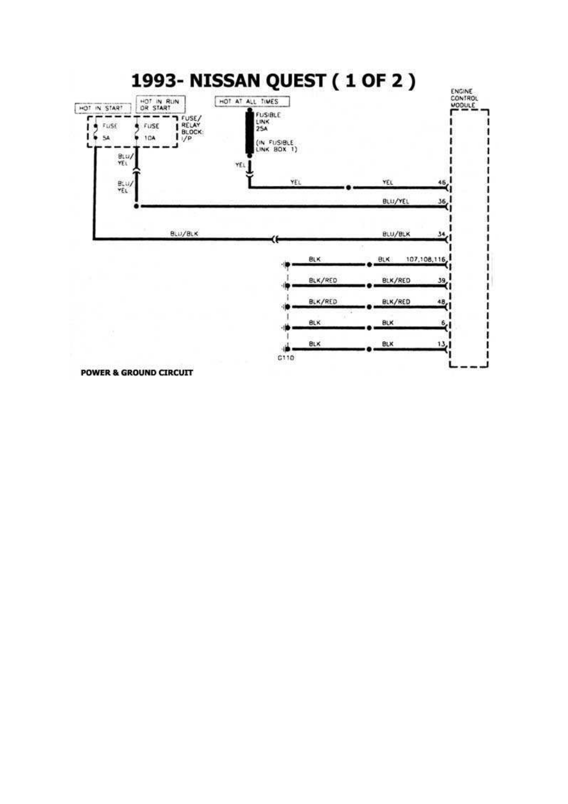 FORD Quest 2-11 esqnis34 Diagram