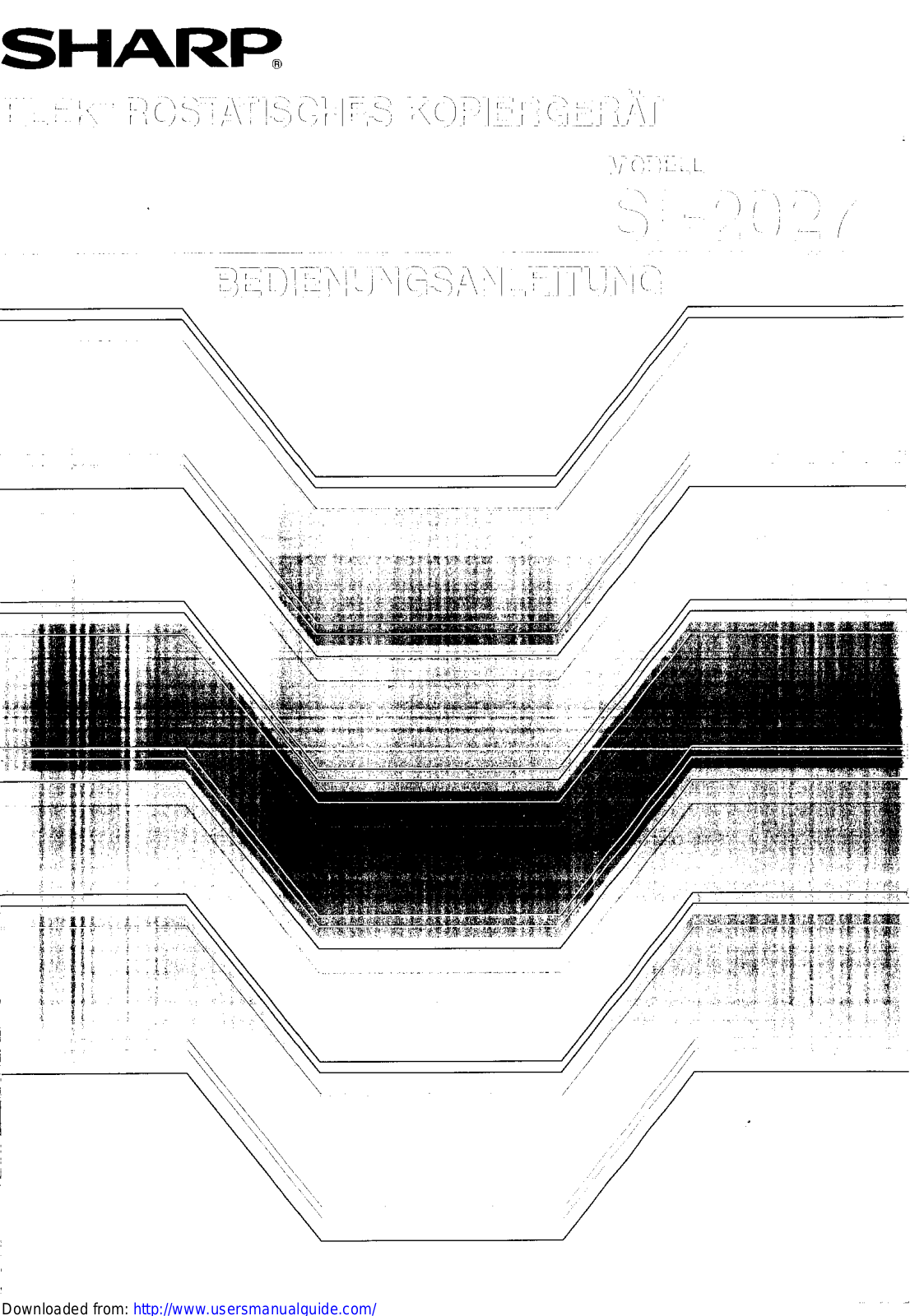 SHARP SF-2027 User Manual