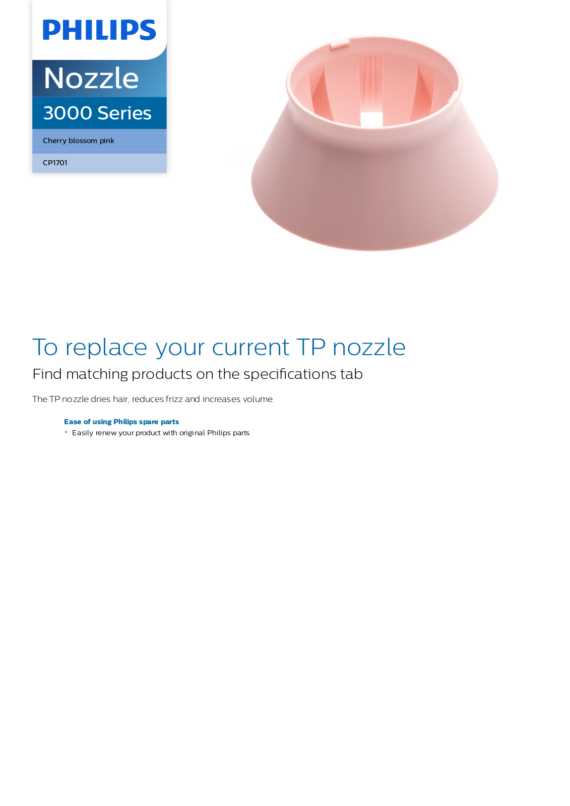 Philips CP1701/01 leaflet - ManualMachine.com