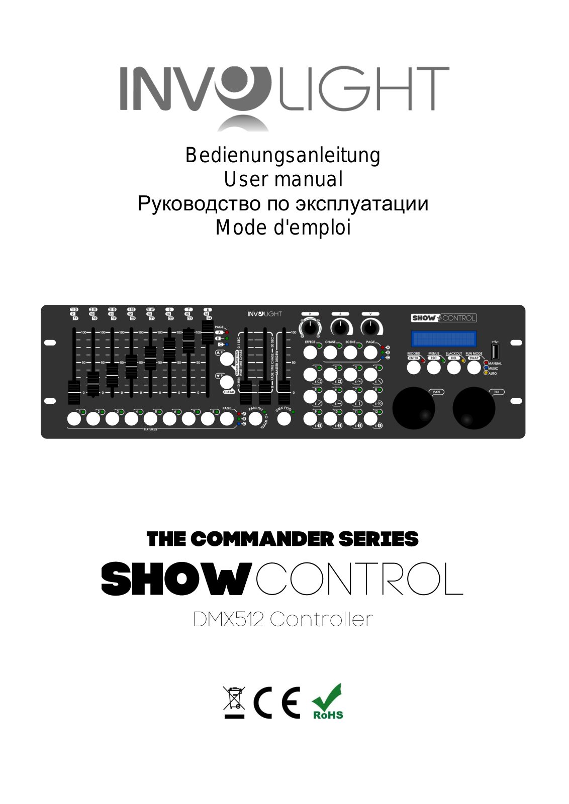 involight Commander Series, Commander ShowControl User Manual