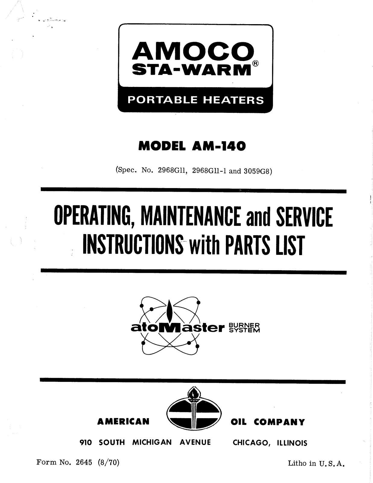 Desa Tech AM140 Owner's Manual