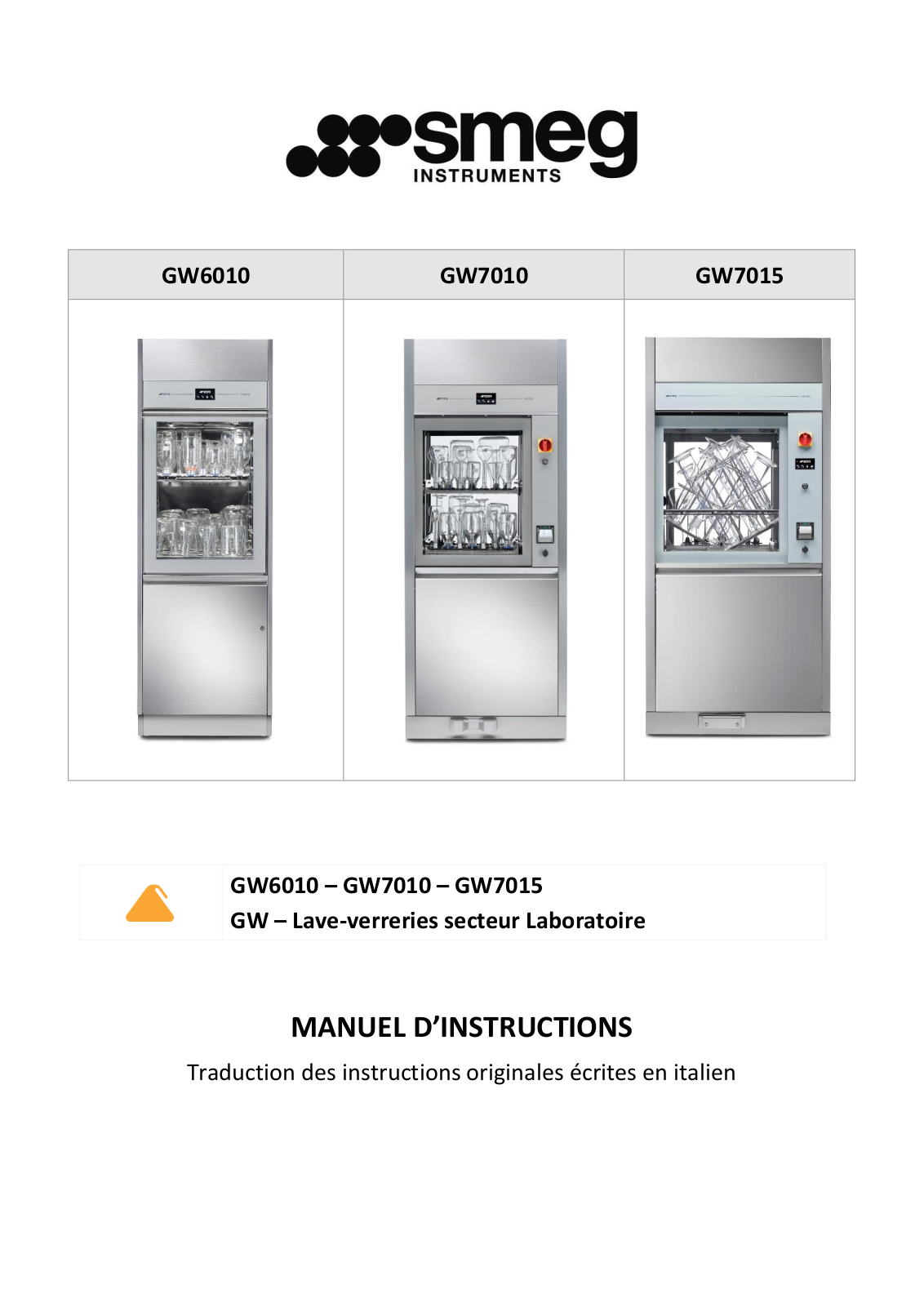 Smeg GW6010MP User manual