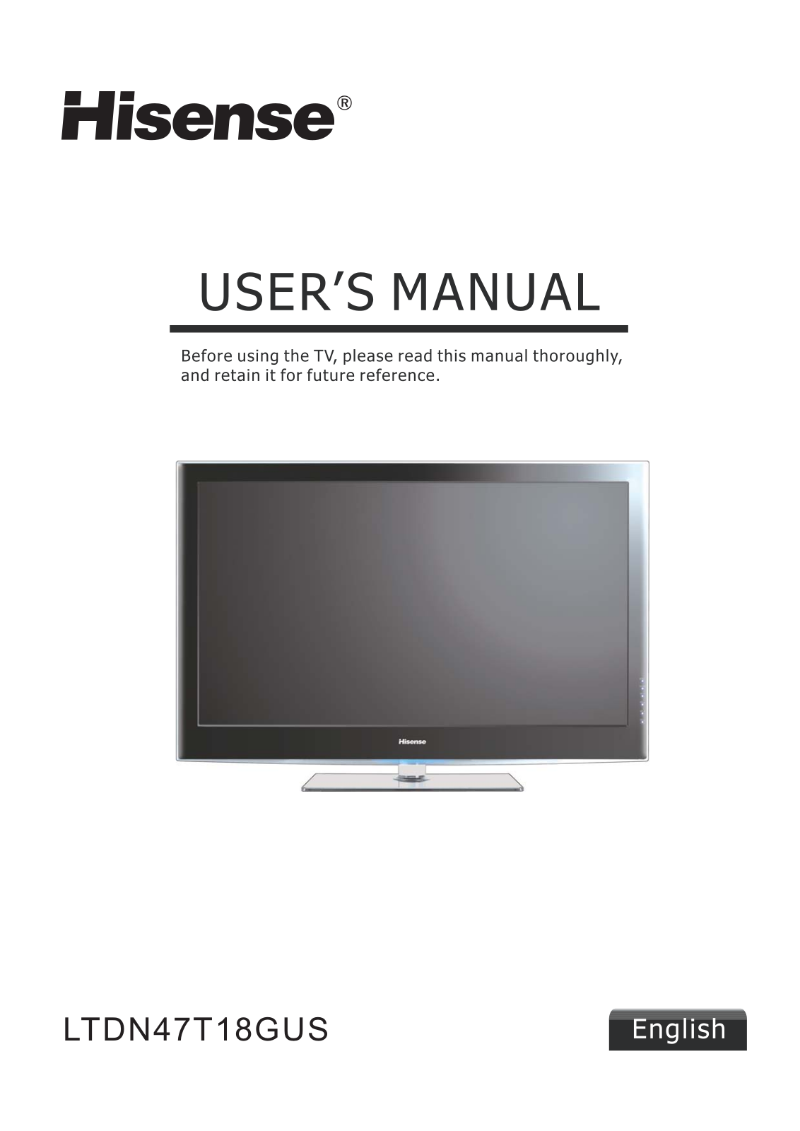 Hisense Electric LCDE0002 Users Manual