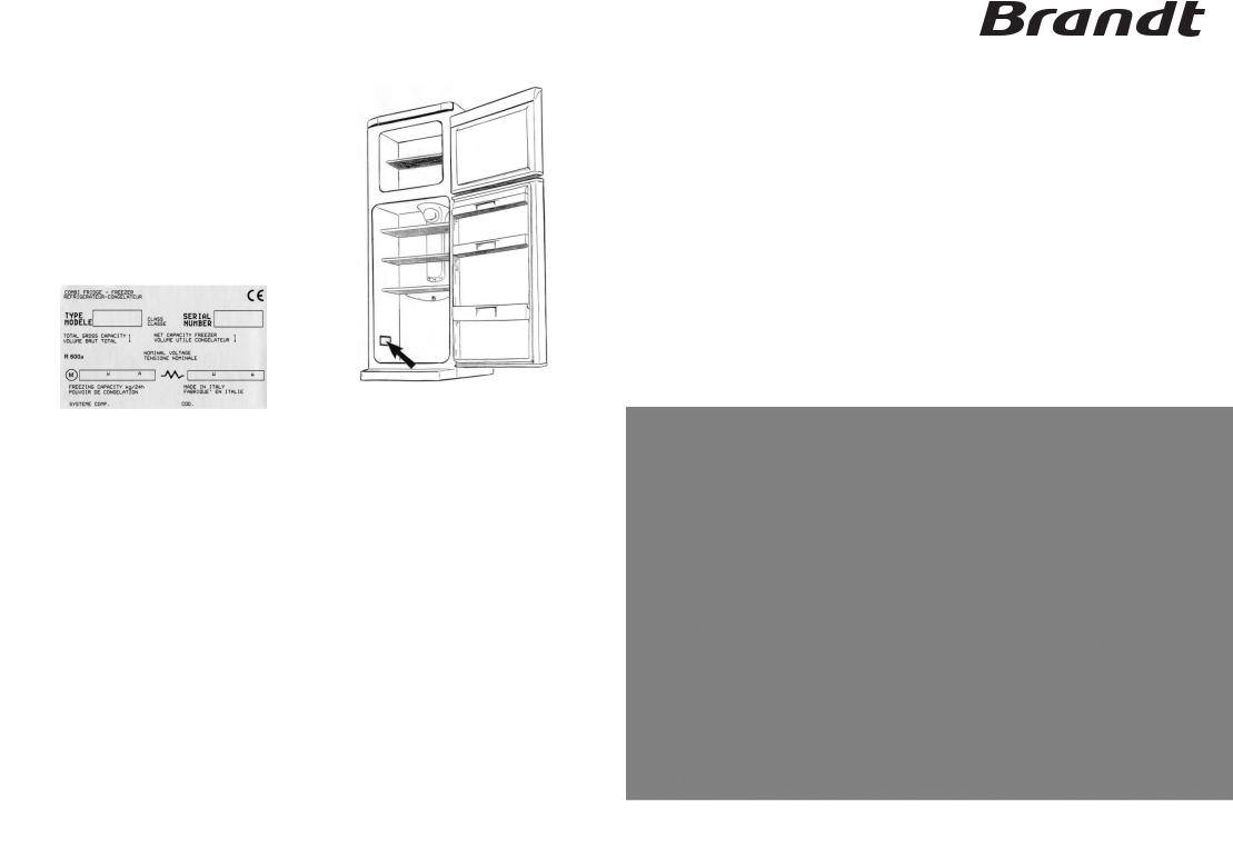 Brandt DN3221X User Manual