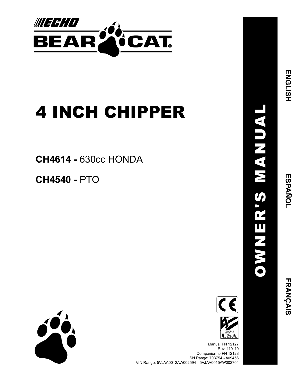 Echo CH4540 Owners Manual v.2