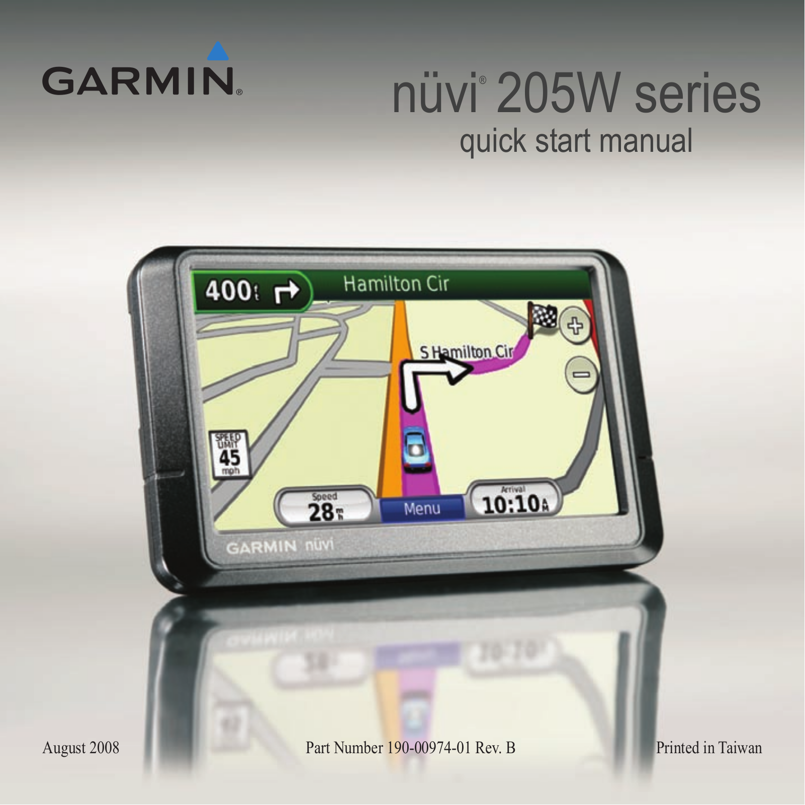 Garmin nuvi 205W series Operation Manual