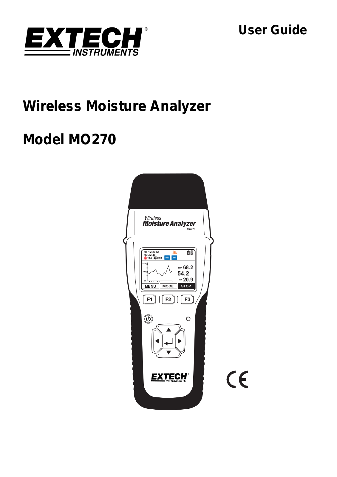 Extech MO270 Operating Manual