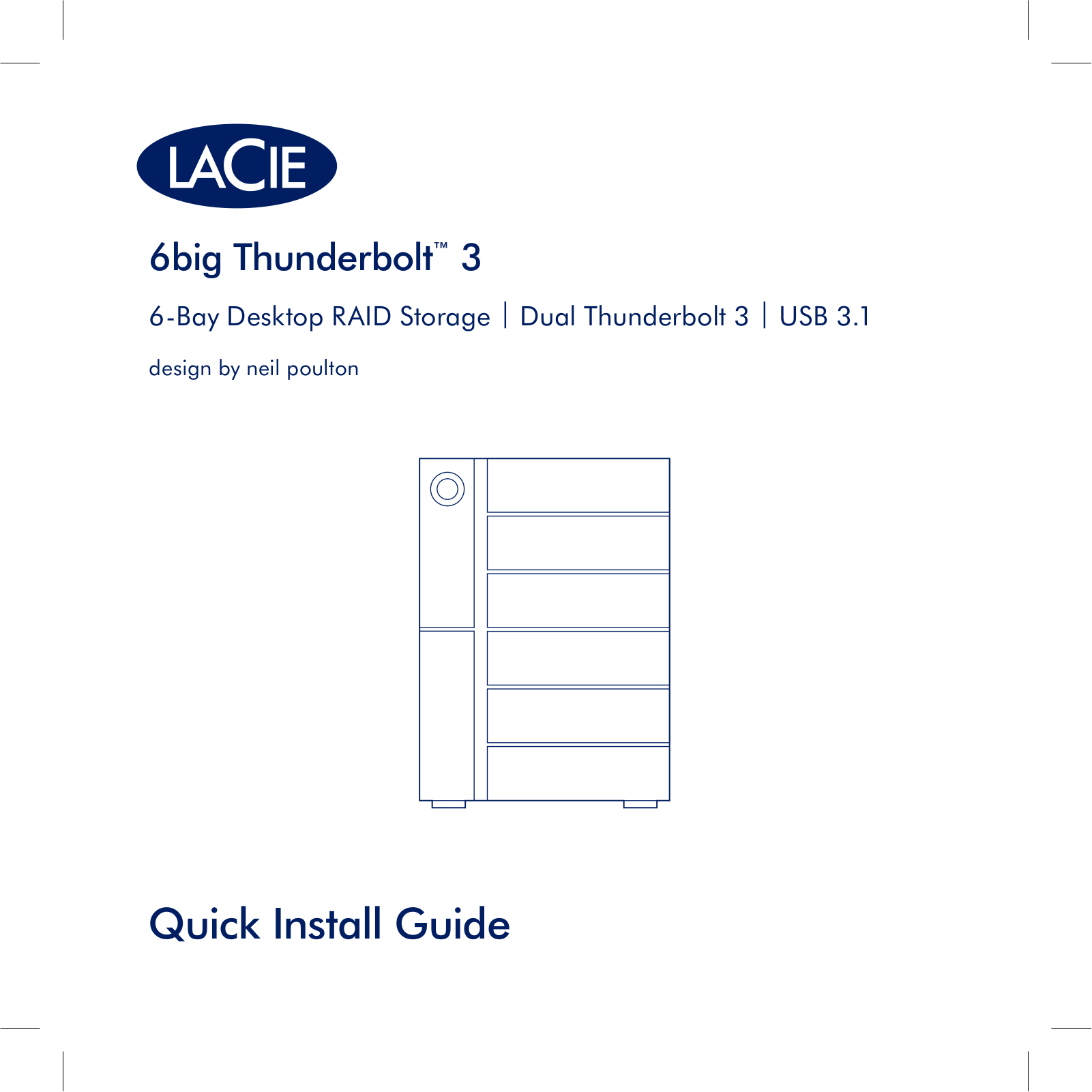 Lacie STFK84000400 Quick Start Guide