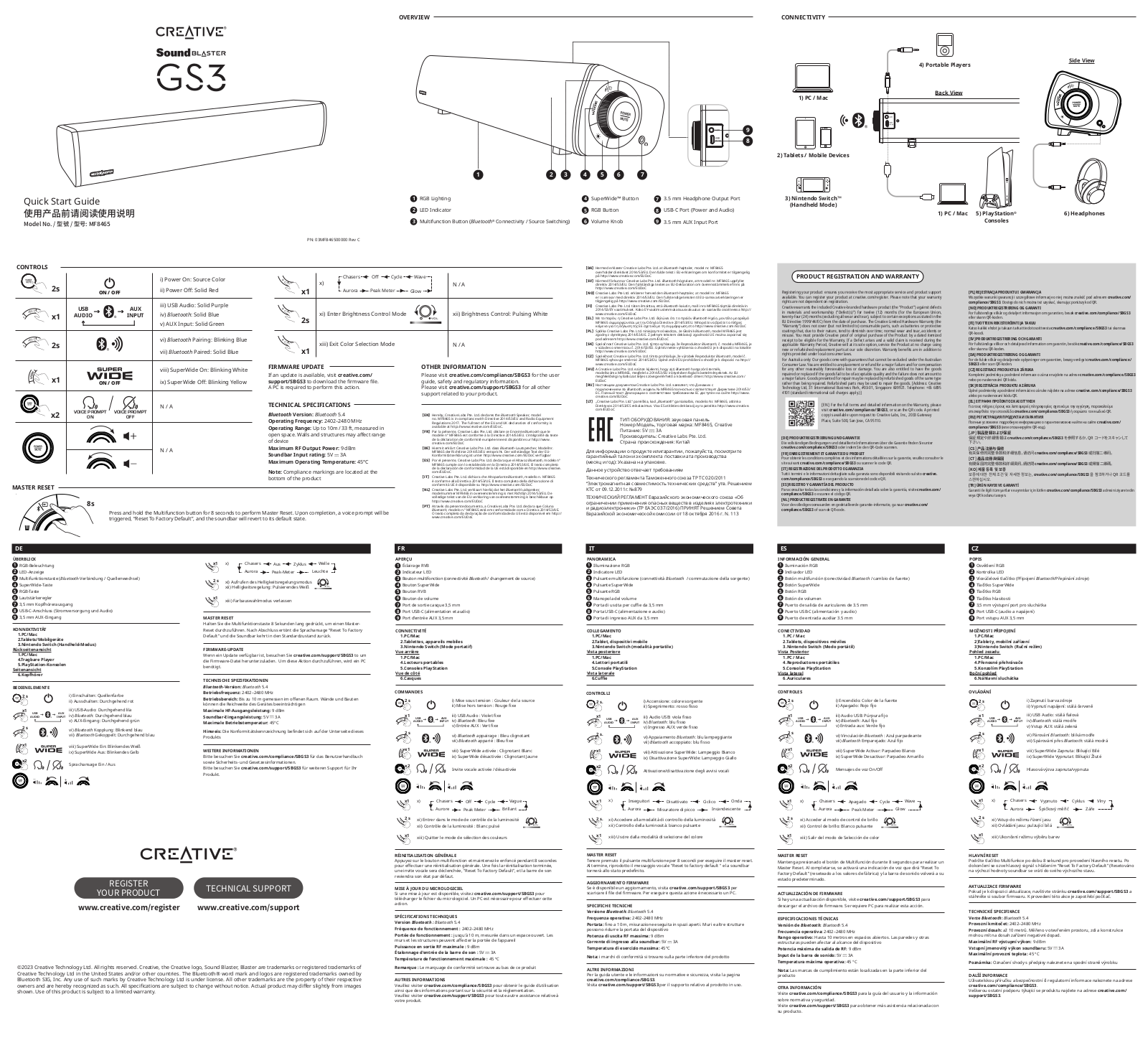 CREATIVE Sound Blaster GS3 User guide - ManualMachine.com