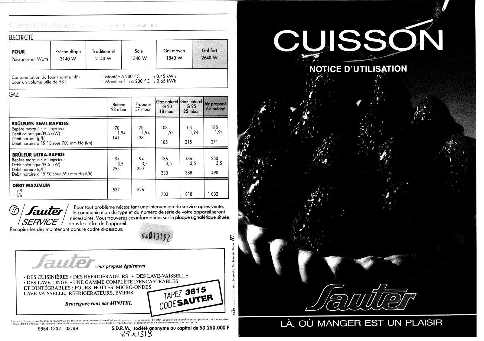 Sauter C6520TBN, C6520TB1 User Manual