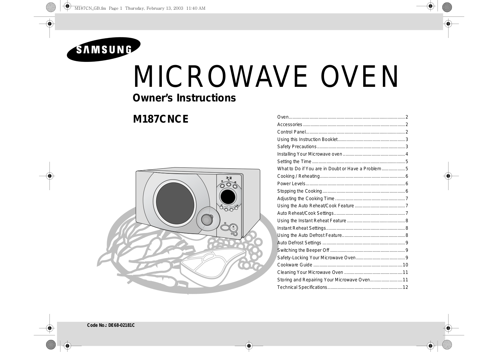 Samsung M187CNCE, M187CN User Manual