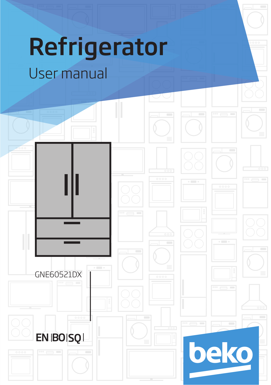 Beko GNE60521DX User manual