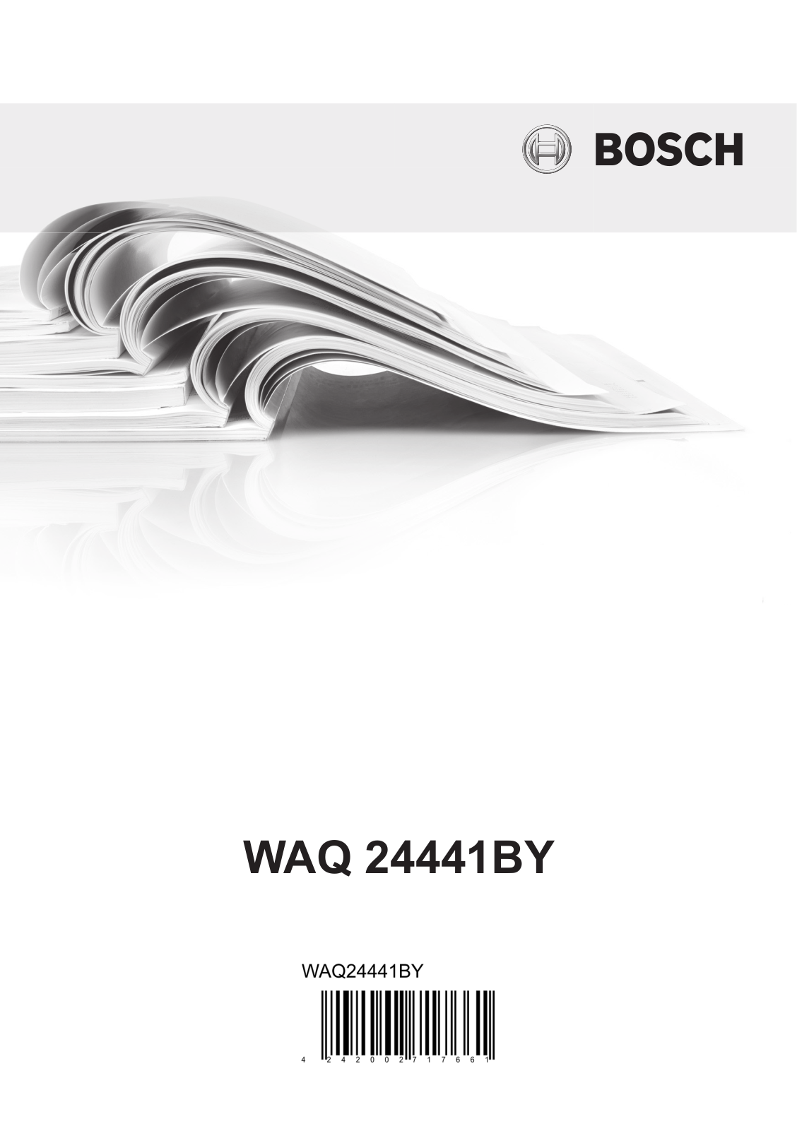 Bosch WAQ24441BY User Manual