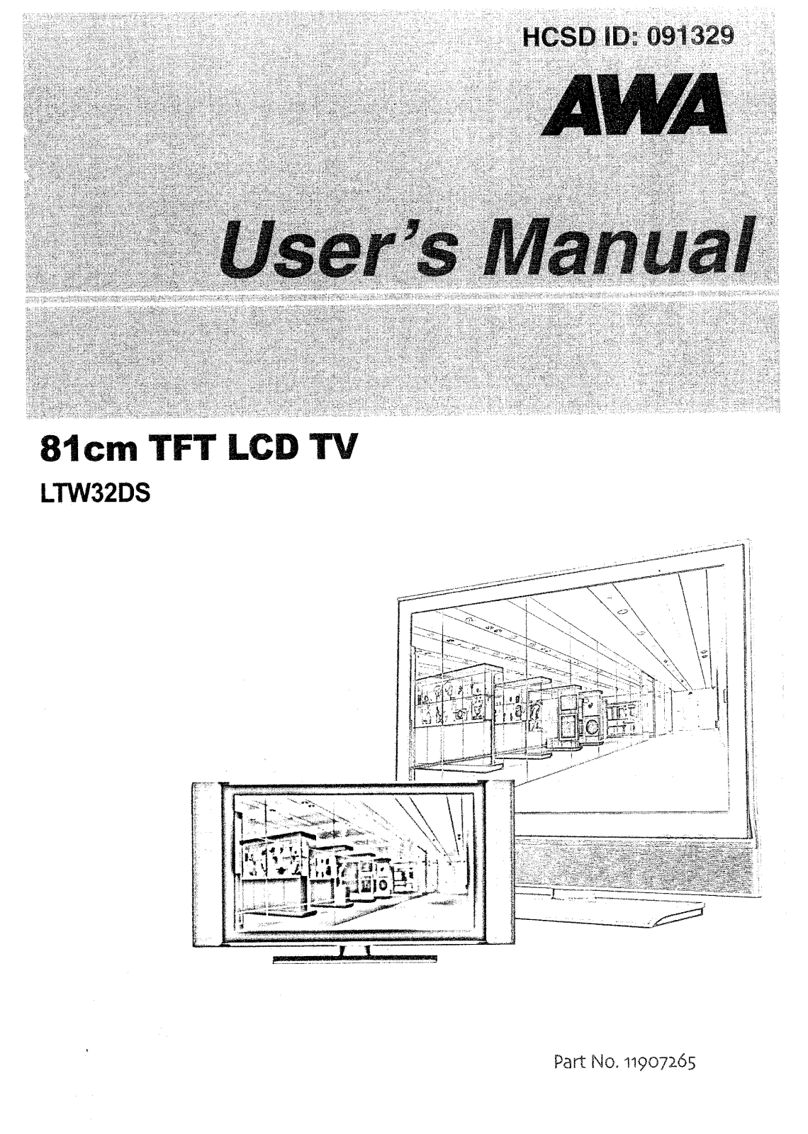 AWA LTW-32DS User's Manual