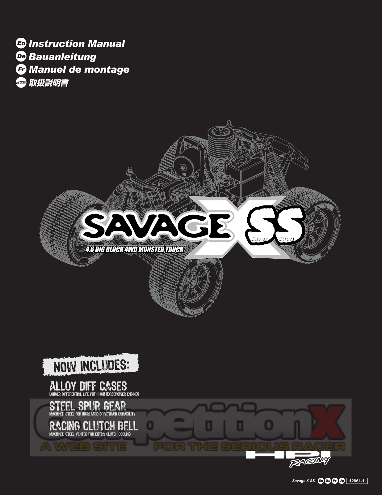 HPI Racing Savage X SS Instruction Manual