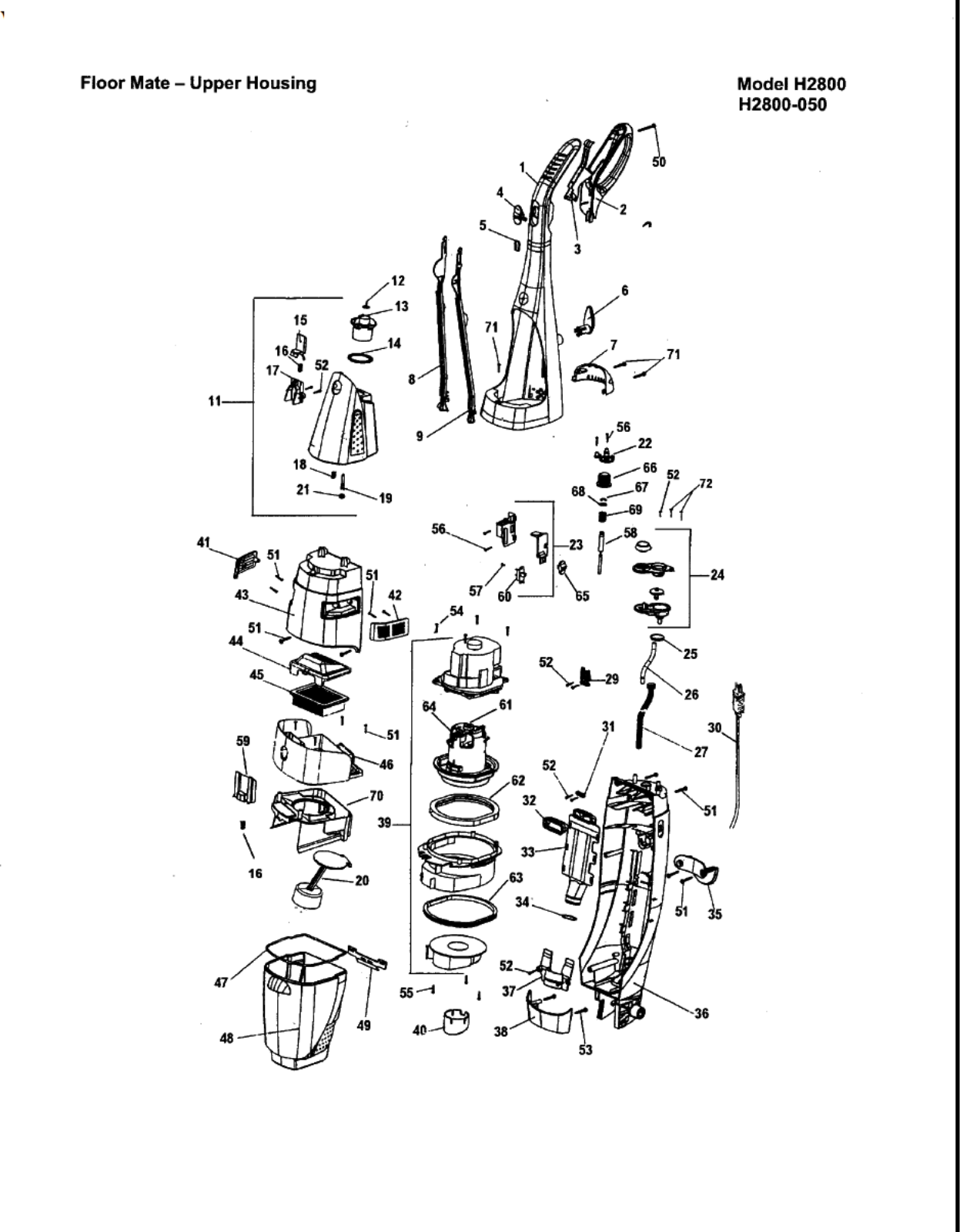 Hoover H2800-050, H2800 Owner's Manual