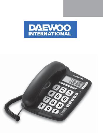 DAEWOO DTC-700 User Manual