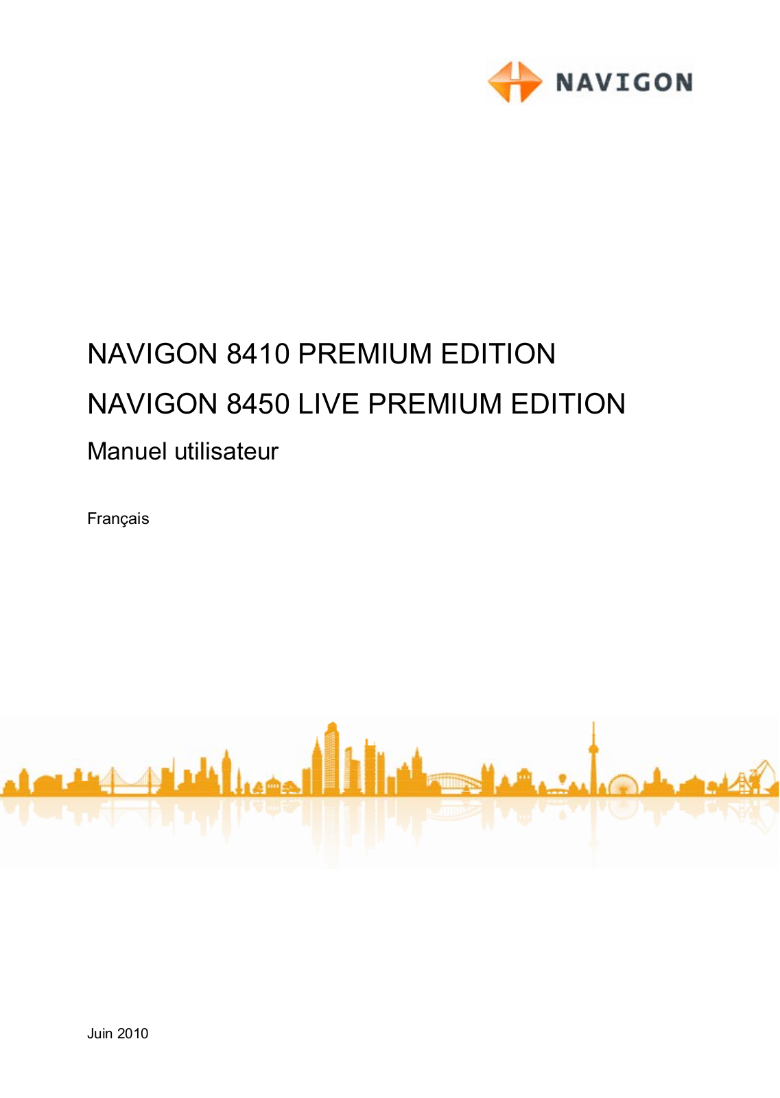 NAVIGON 8410 Manuel utilisateur