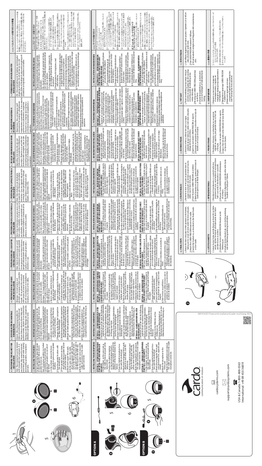 Cardo Freecom User manual