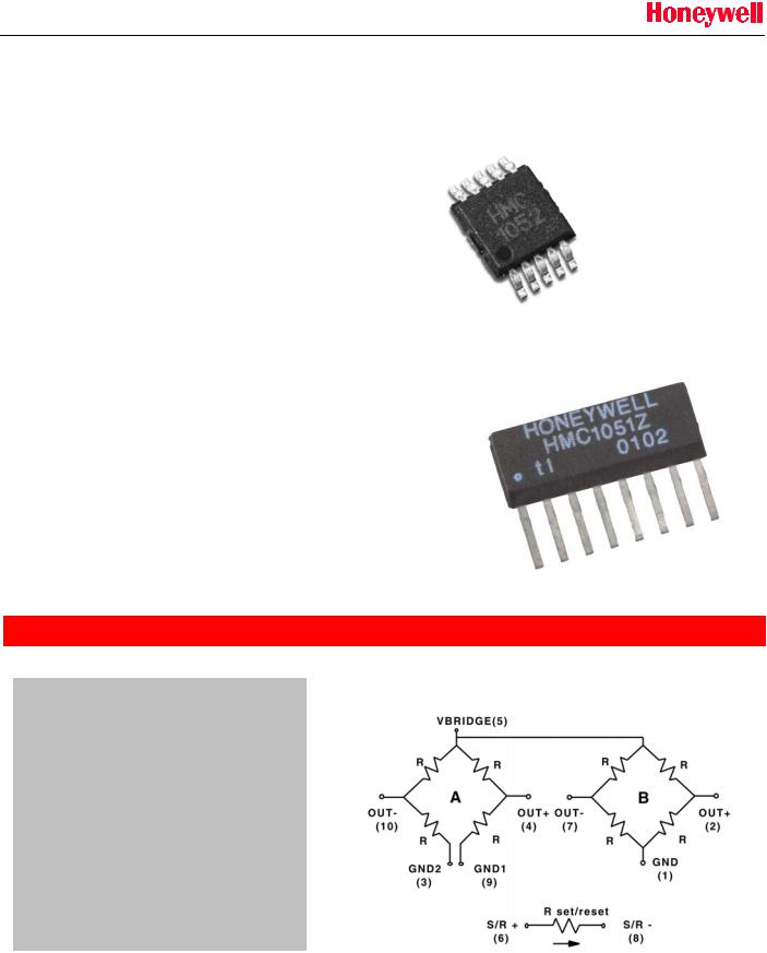 Honeywell HMC1051, HMC1052 User Manual