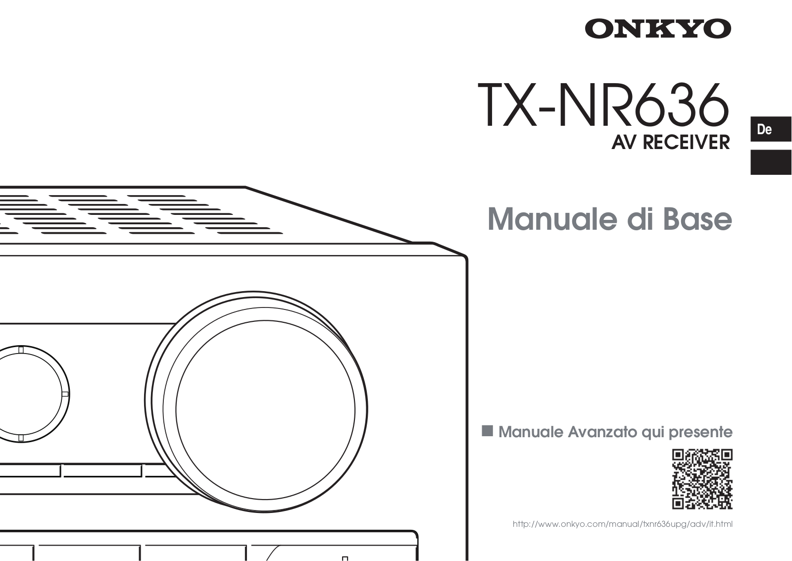 Onkyo TX-NR636 User guide