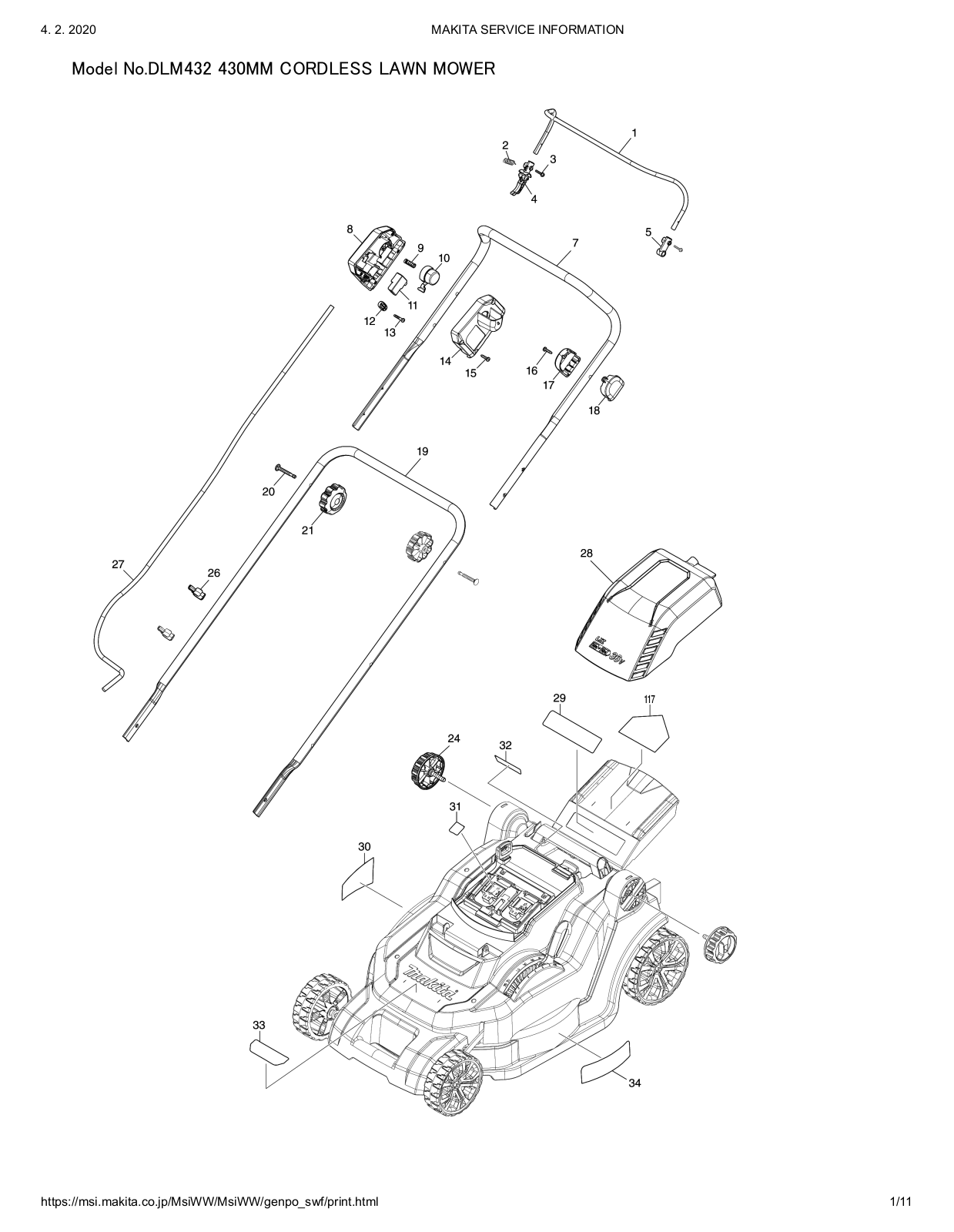 Makita DLM432CT2 User guide - ManualMachine.com