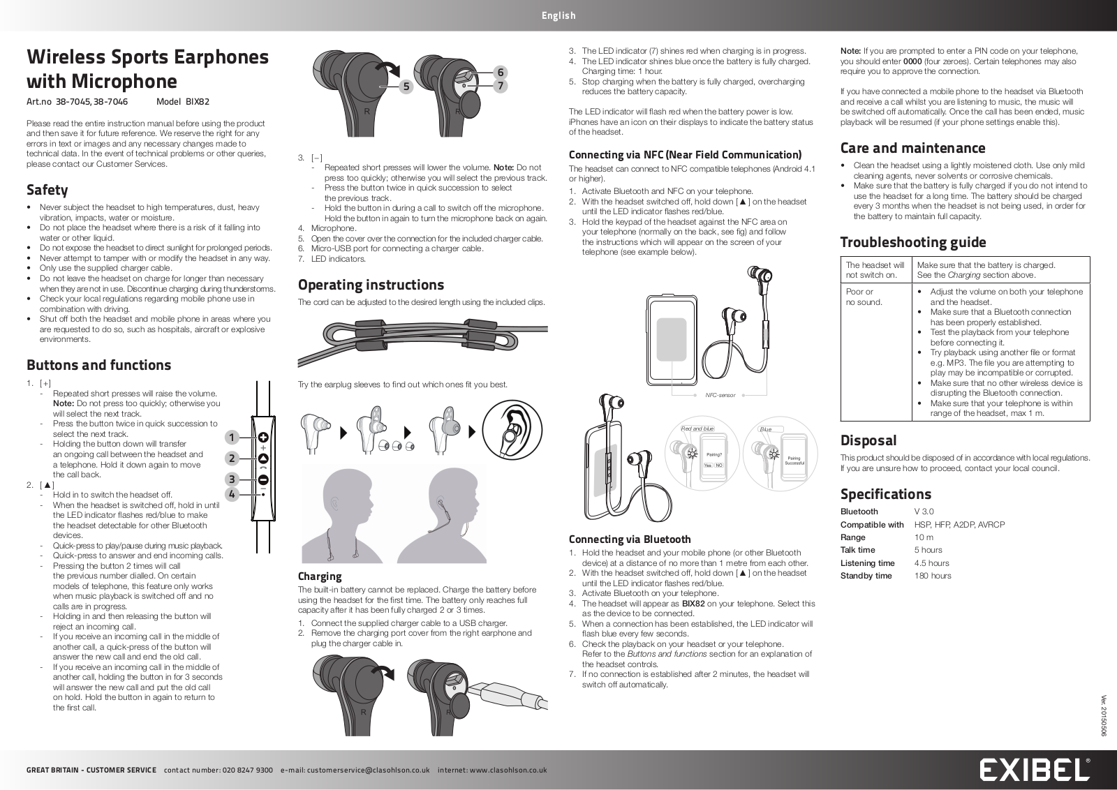 Exibel BIX82 User Manual