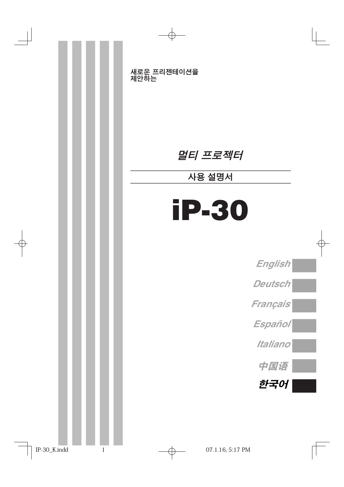 Avio iP-30SE User's Manual