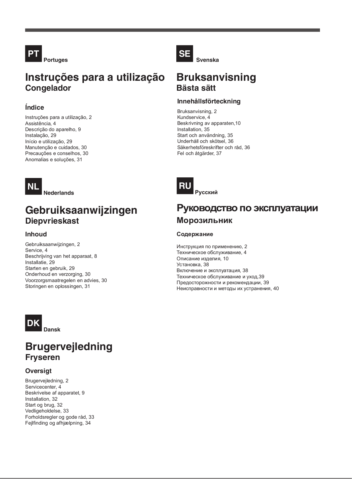 Smeg VI205PNF1 User Manual