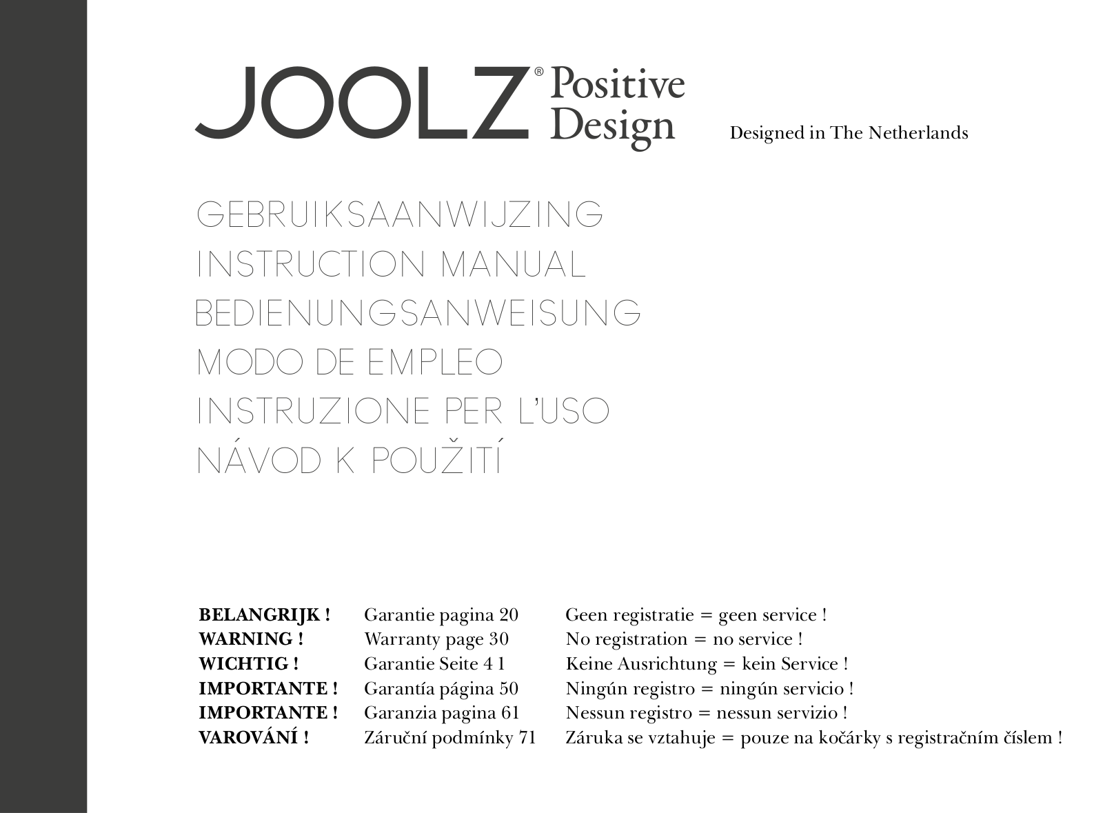 Joolz Day User Manual