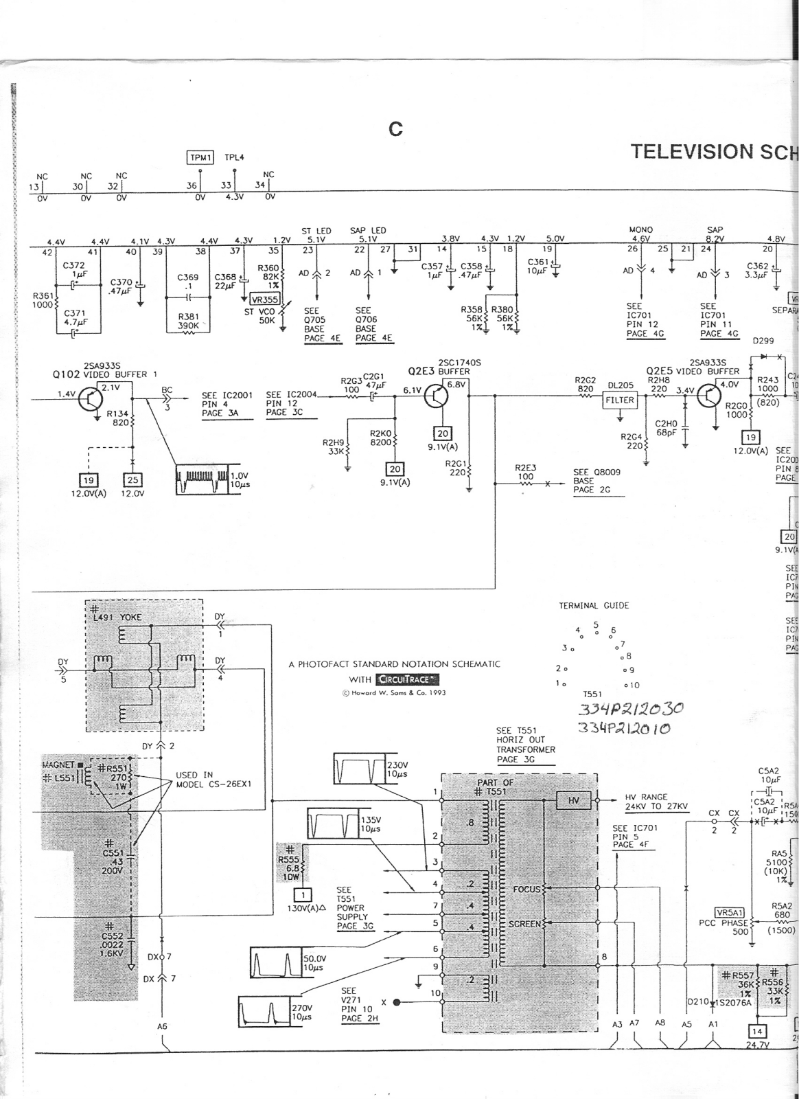 MITSUBISHI CS 26EX1 Diagram