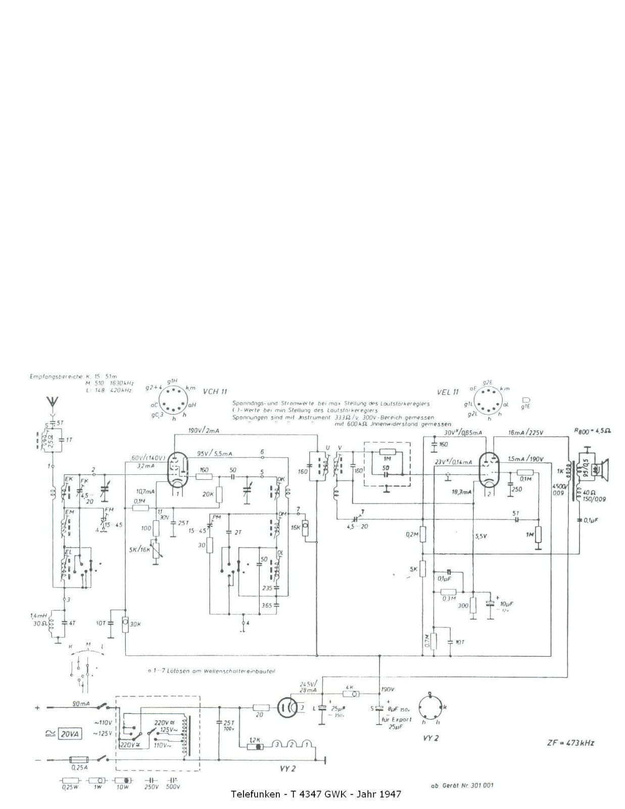 Telefunken T 4347 GWK Service manual