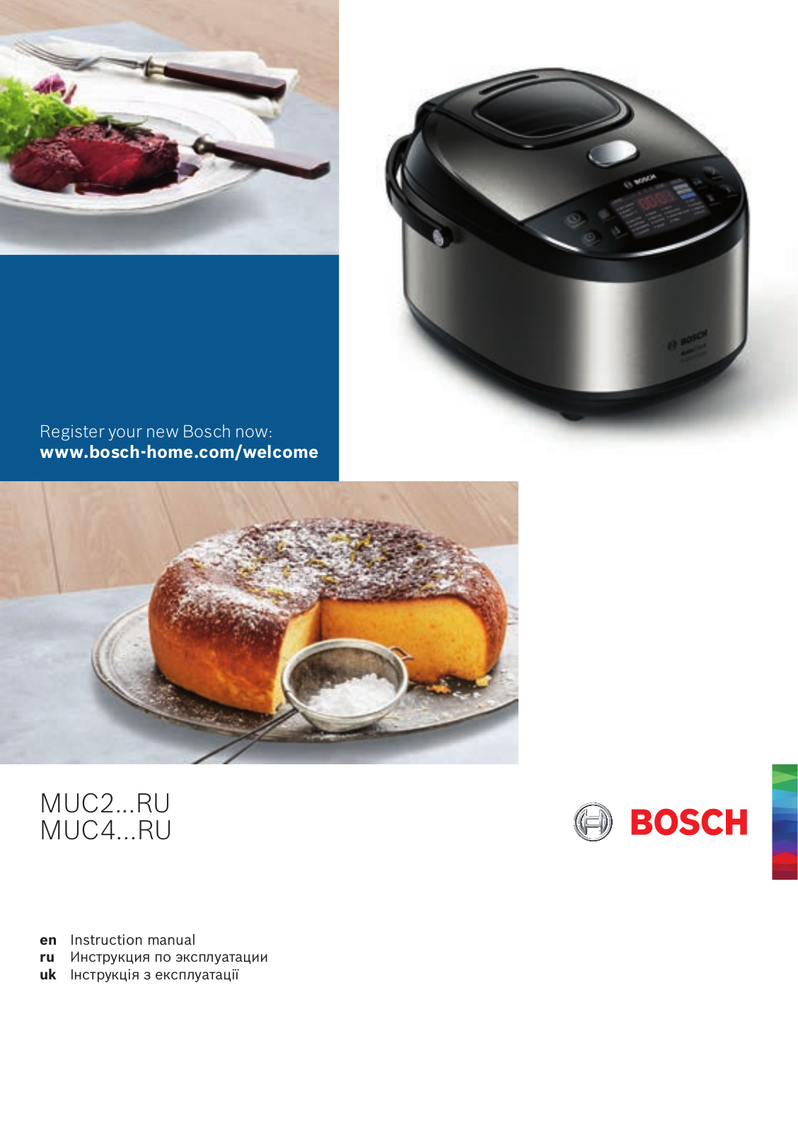 Bosch MUC48W68 User Manual