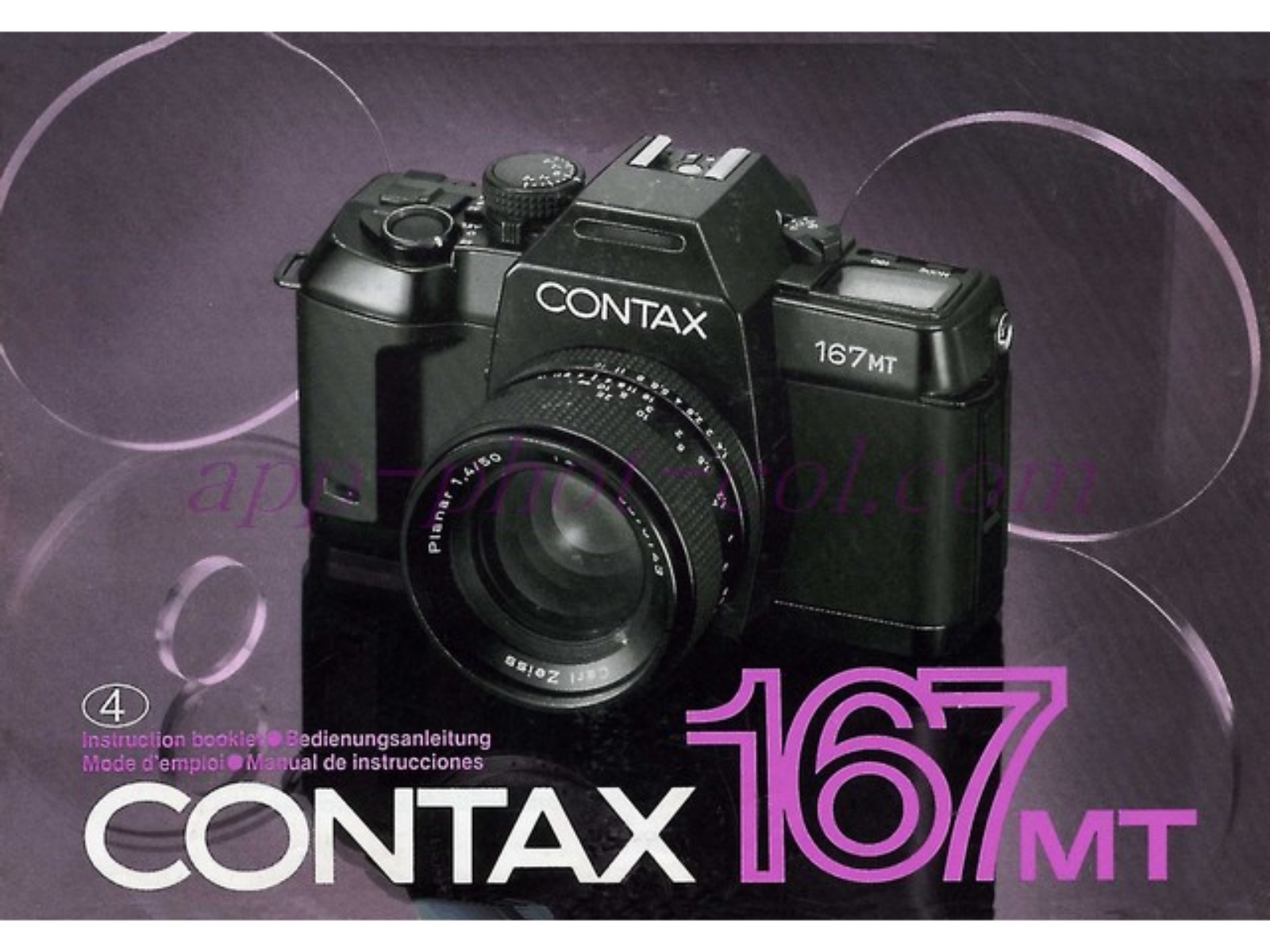 Contax 167 MT Instruction Manual