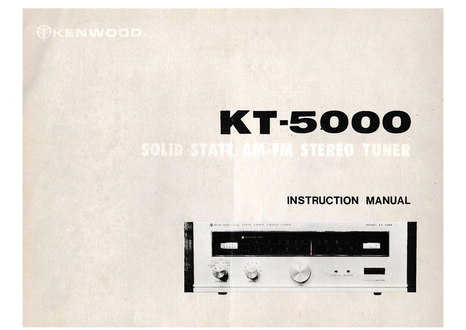 Kenwood KT-5000 Owners Manual