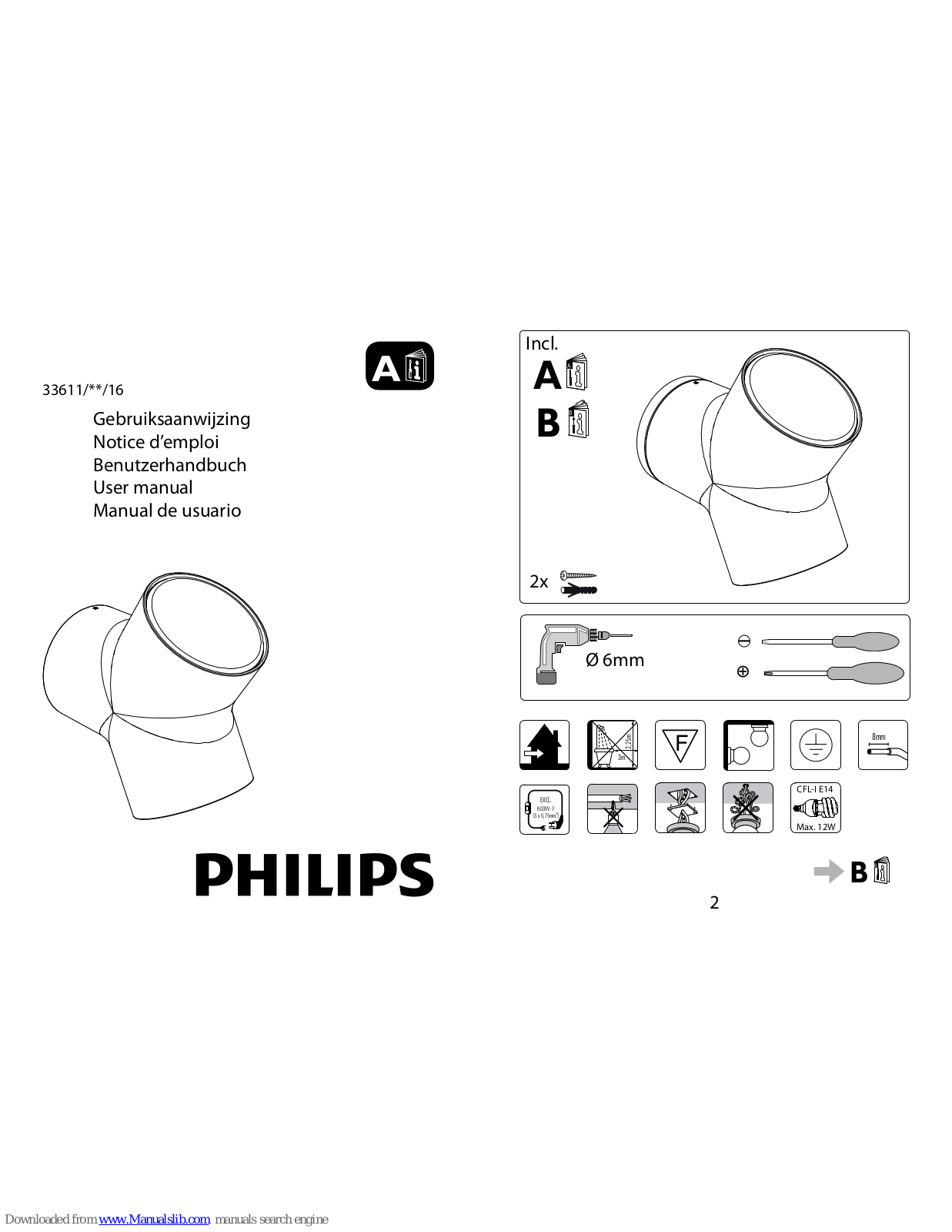 Philips 33611/**/16 User Manual