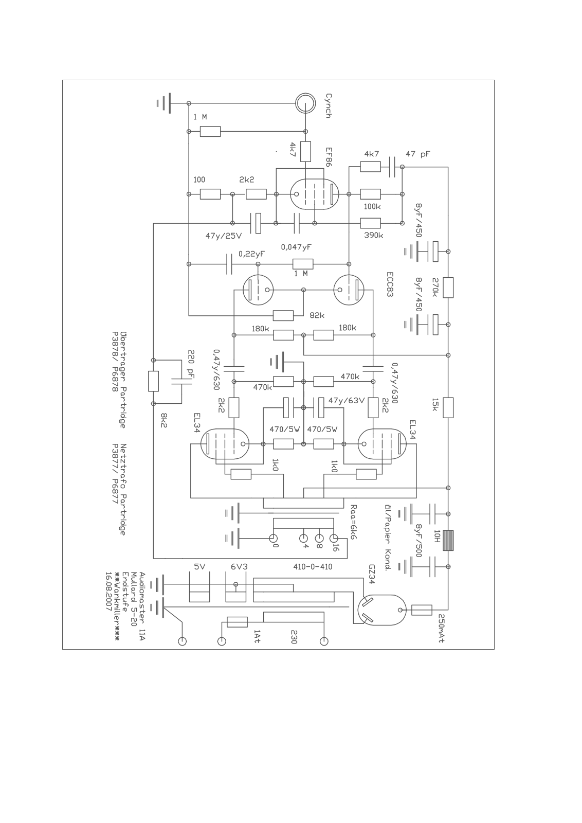 Other A Audiomaster-11A Schematic - ManualMachine.com