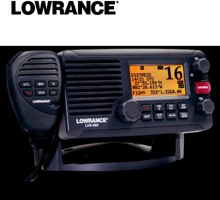 Lowrance LVR-880 US, LVR-880 EU User Manual