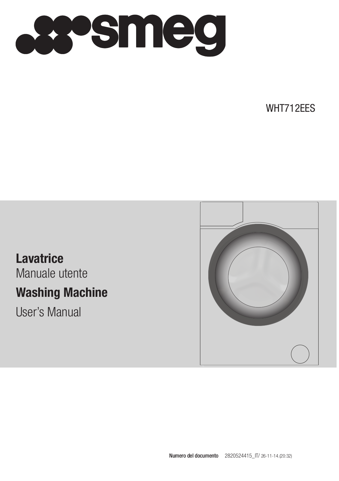 Smeg WHT712EES User Manual