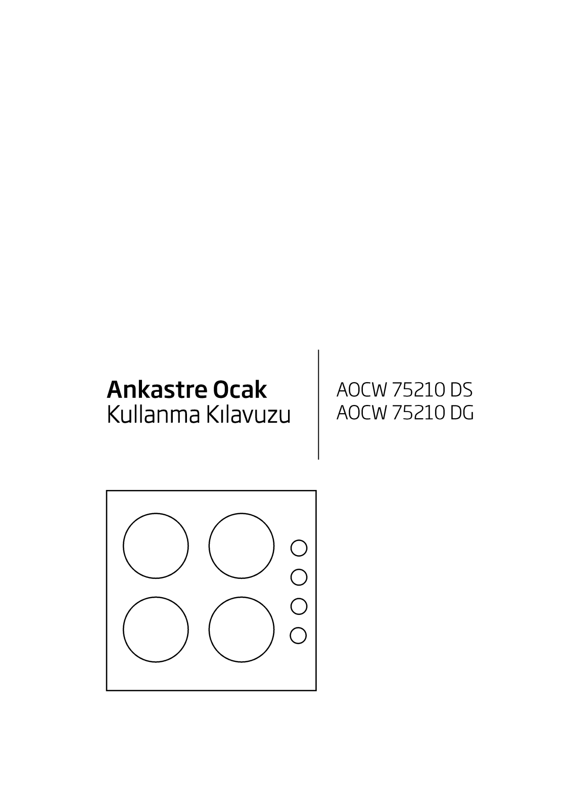 Beko AOCW75210DS, AOCW75210DG User manual