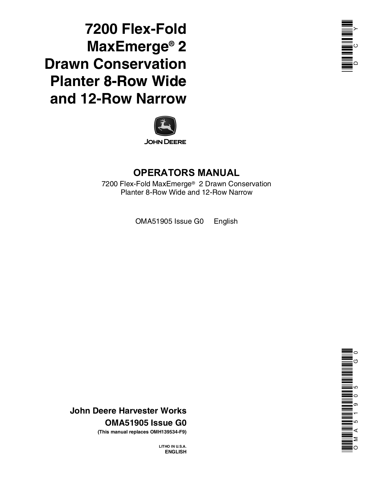 John Deere 7200 Operator Manual