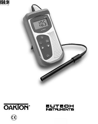 Eutech Instruments pH 5, pH 6, Ion 5, Ion 6 User Manual