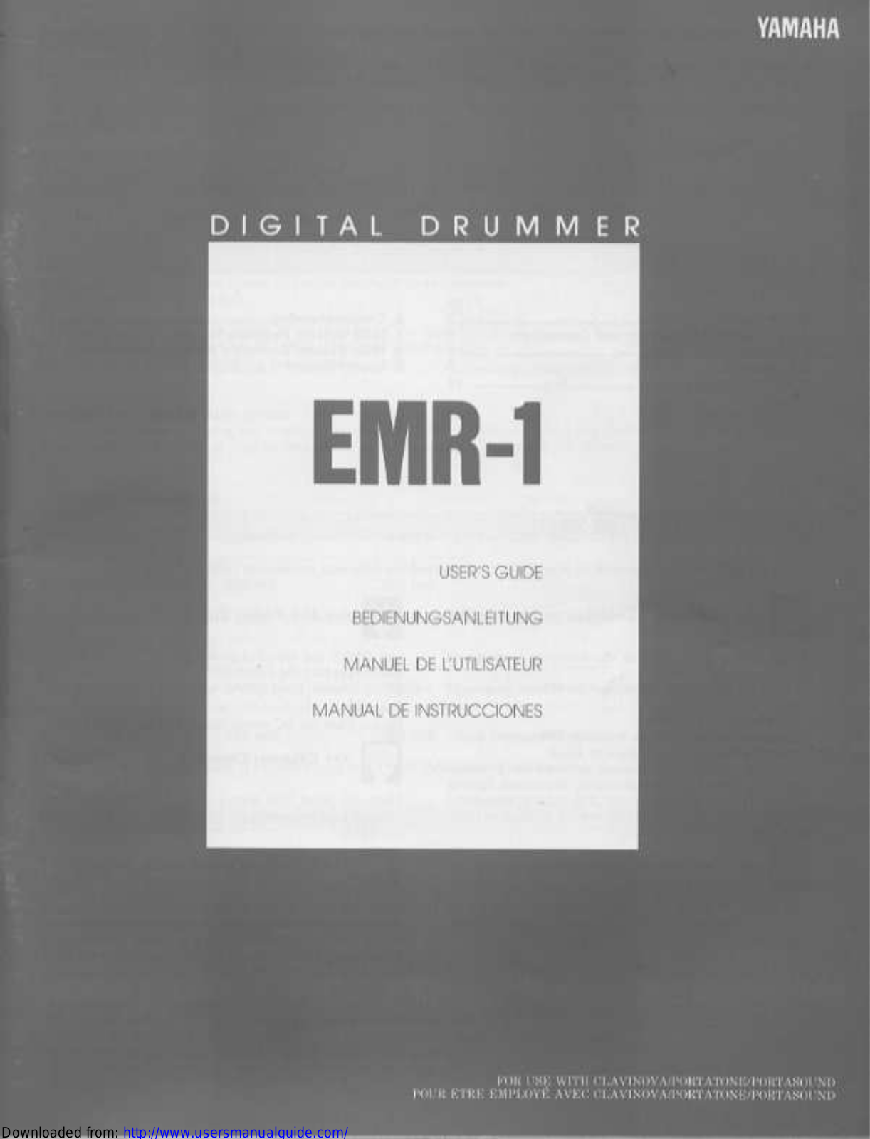 Yamaha Audio EMR-1 User Manual