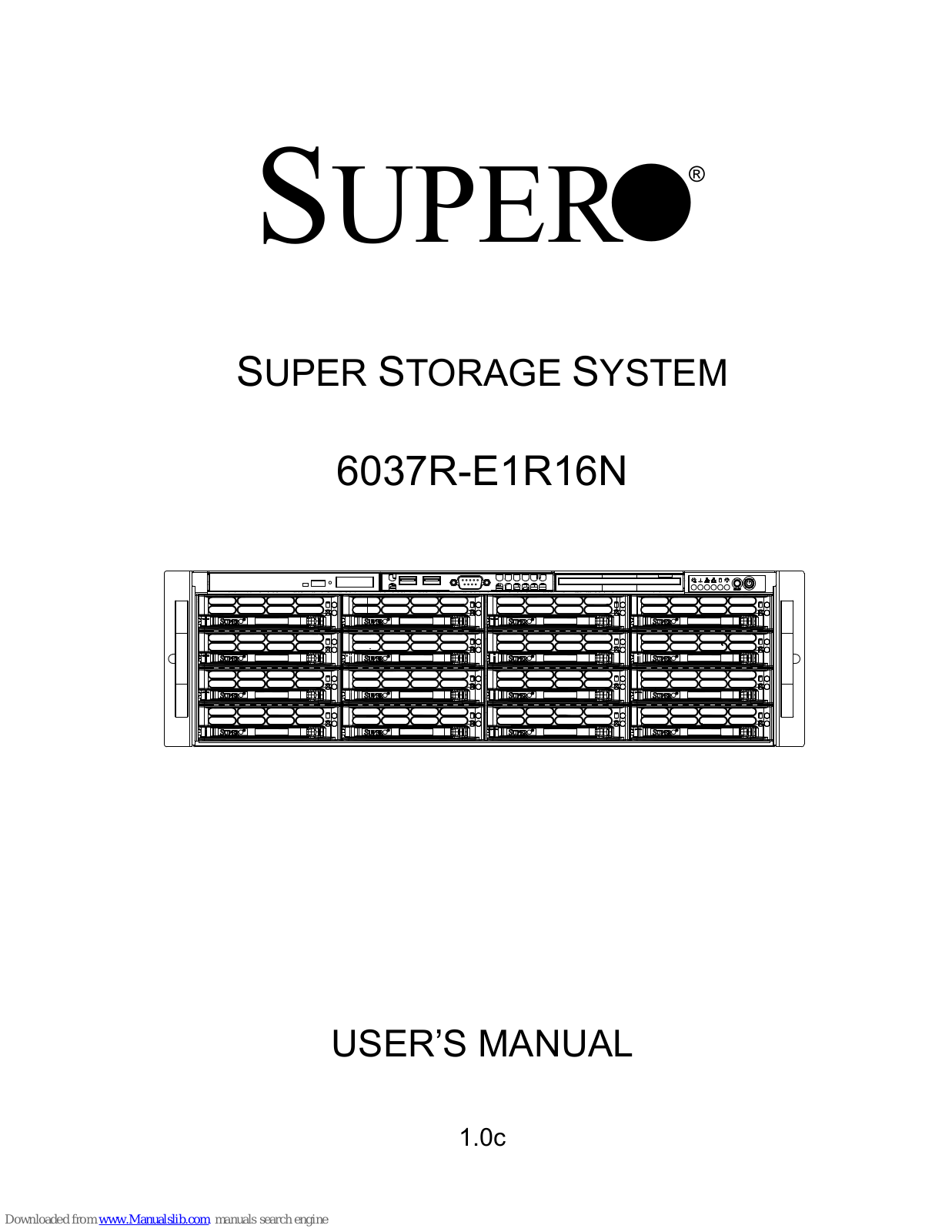 Supermicro 6037R-E1R16N User Manual